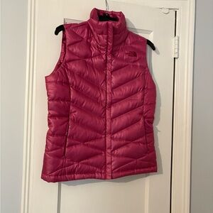 The North Face Pink Puffer Vest